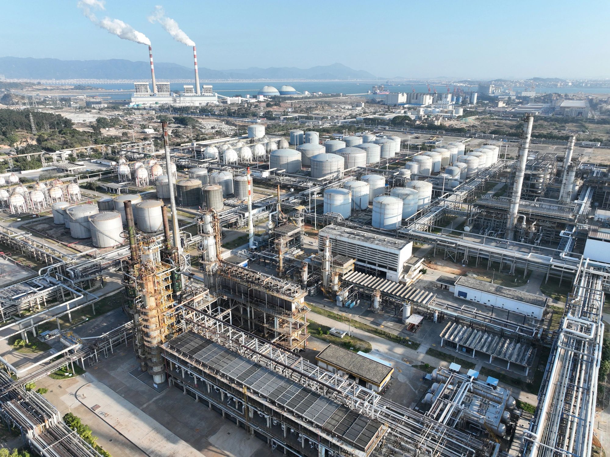 Modern chemical processing facility